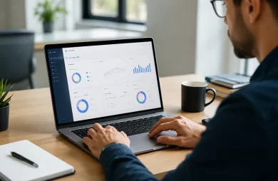 Cómo hacer remarketing en Google Ads revisando audiencias, campañas y métricas en una interfaz publicitaria digital