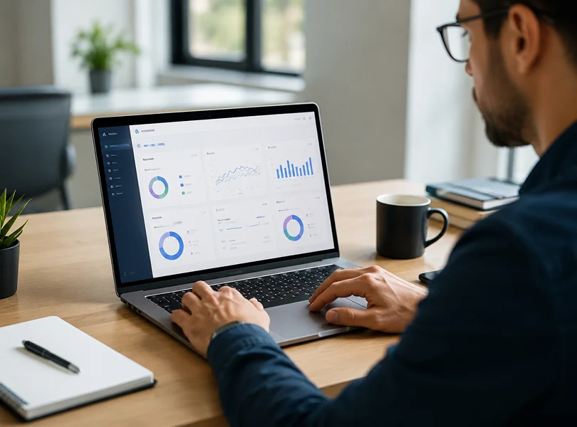 Cómo hacer remarketing en Google Ads revisando audiencias, campañas y métricas en una interfaz publicitaria digital