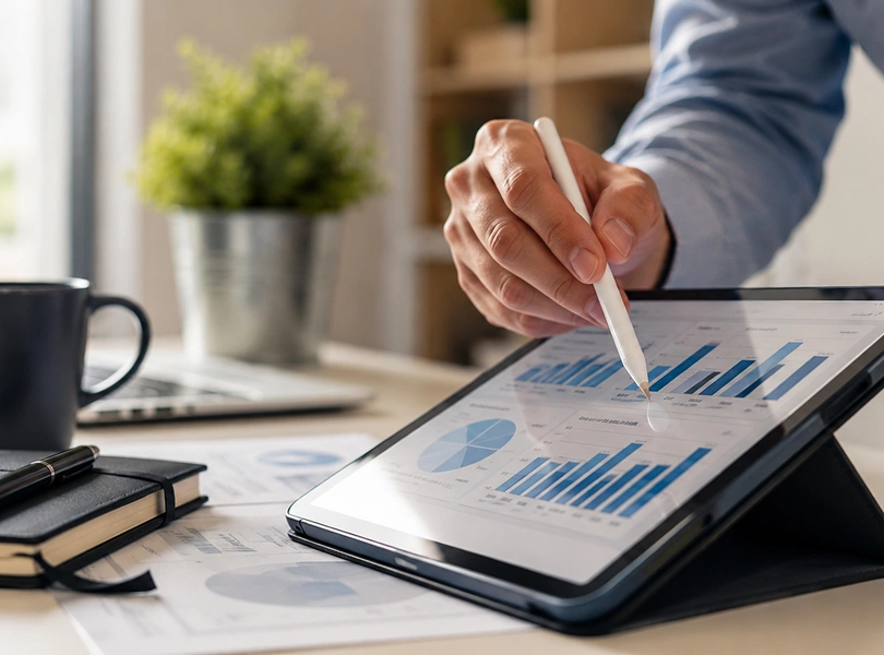 Revisión profesional de una auditoría SEO con análisis de métricas, contenidos y prioridades de mejora web.